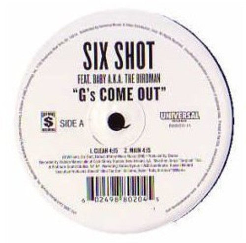 Six Shot - G's Come Out (x4) - Vinyl Record
