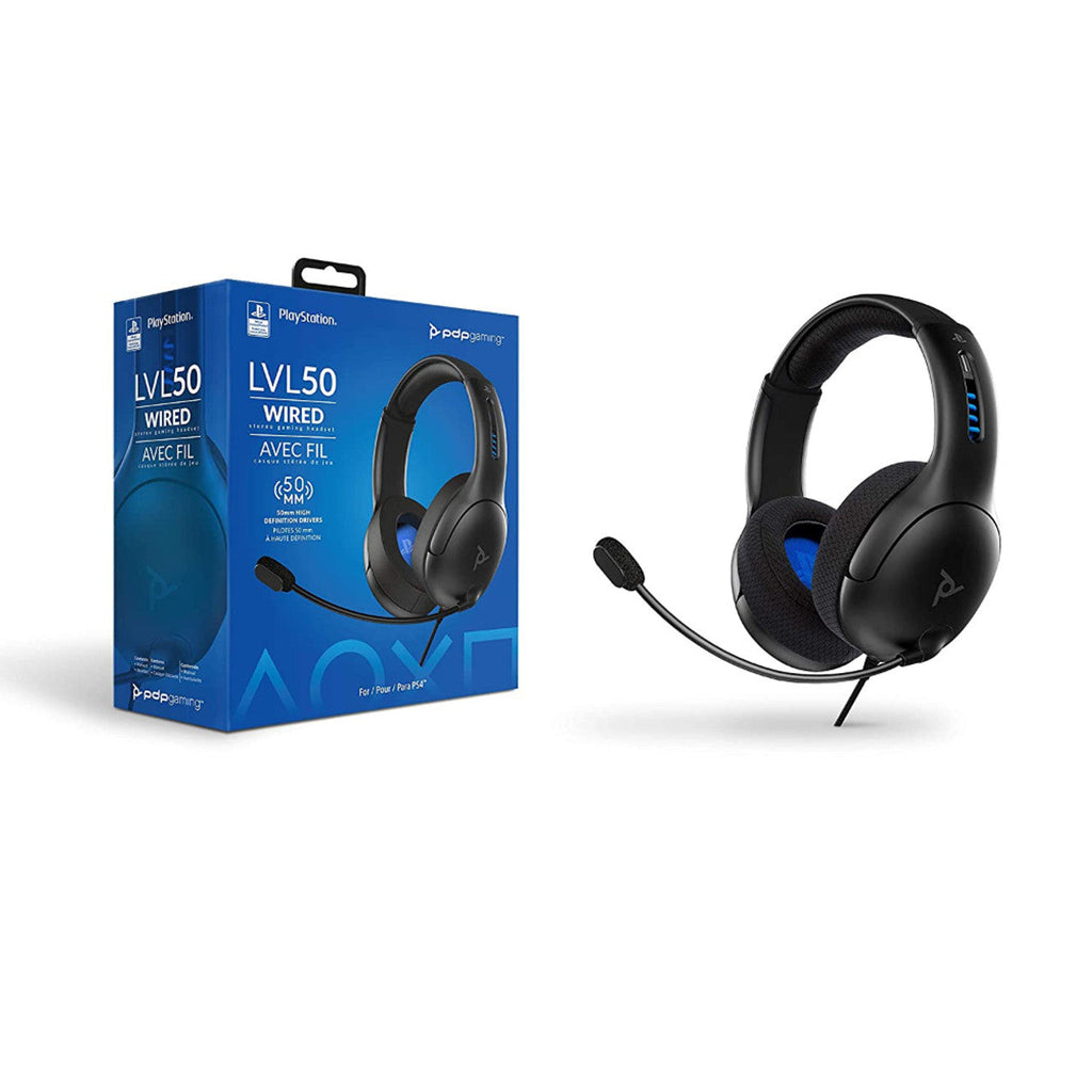 PDP - PS4 / PS5 Wired Stereo Headset LVL50 Black PDP