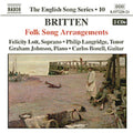 Britten / Lott / Langridge / Johnson / Bonell - Folk Song Arrangements - Music CD