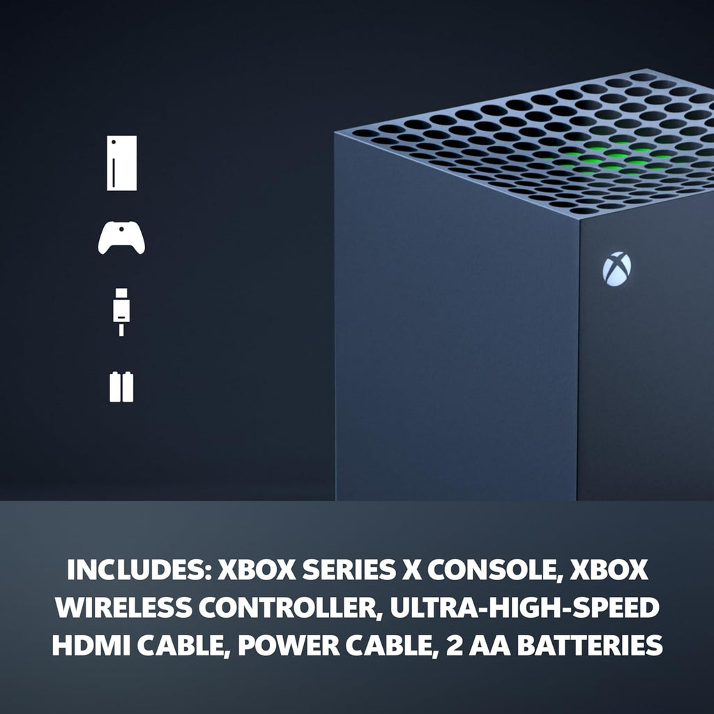 Xbox Series X Gaming Console 1TB SSD Includes Wireless Controller 4K Gaming 120FPS Carbon Black