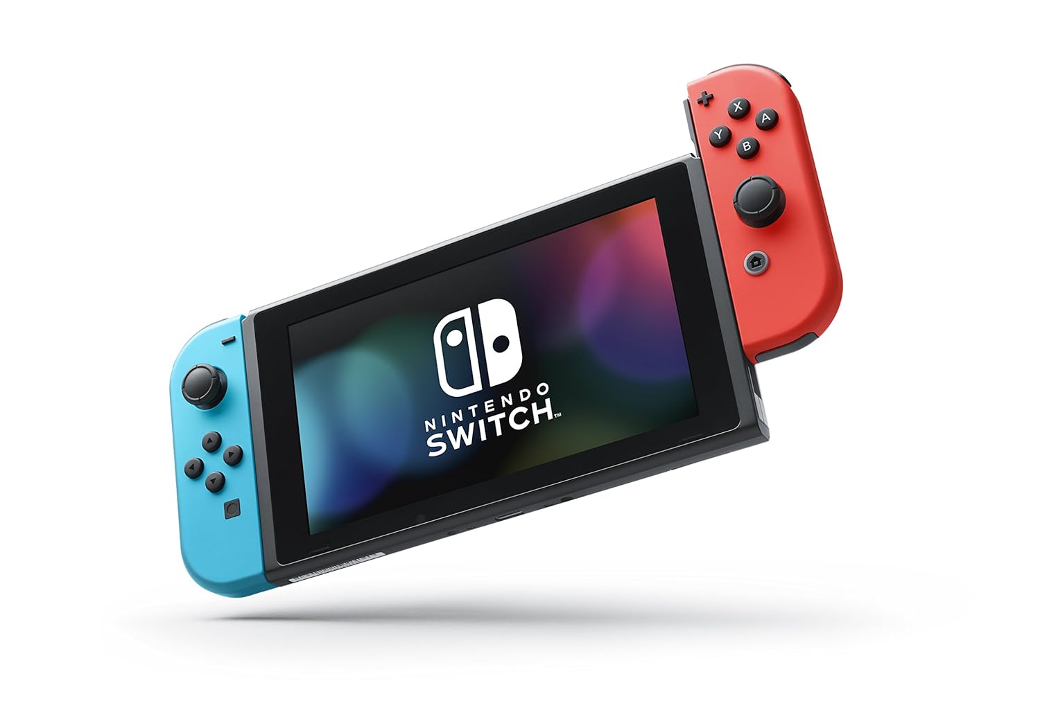 Nintendo Switch OLED Model w/Neon Red & Neon Blue Joy-Con Handheld Game Console