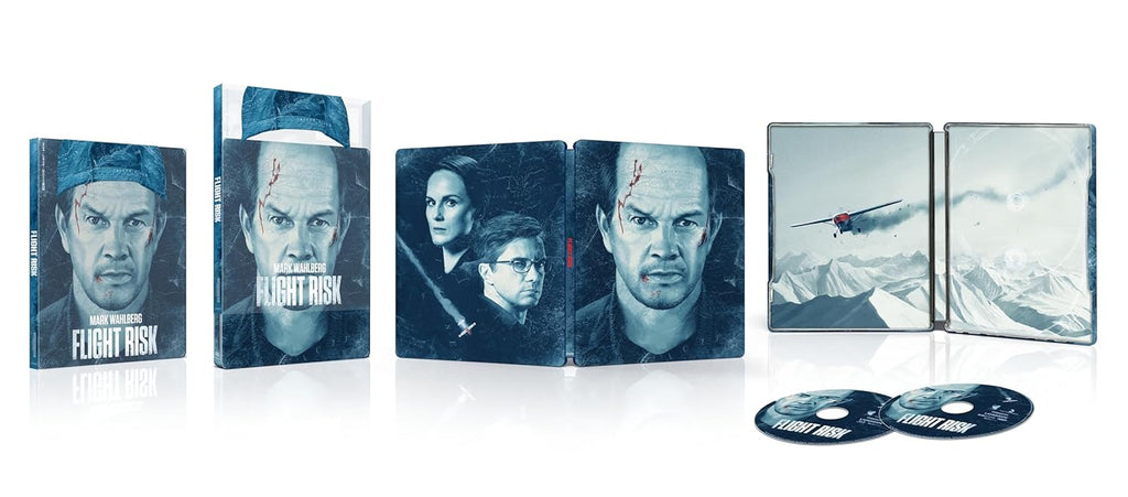 Flight Risk Limited Edition Steelbook [4K + Blu-Ray + Digital]