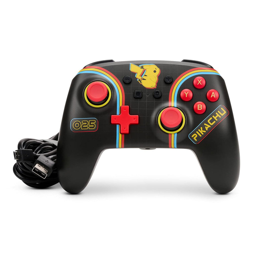 PowerA - Switch Controller Enhanced Wired: Pokemon: Pikachu Arcade - PowerA