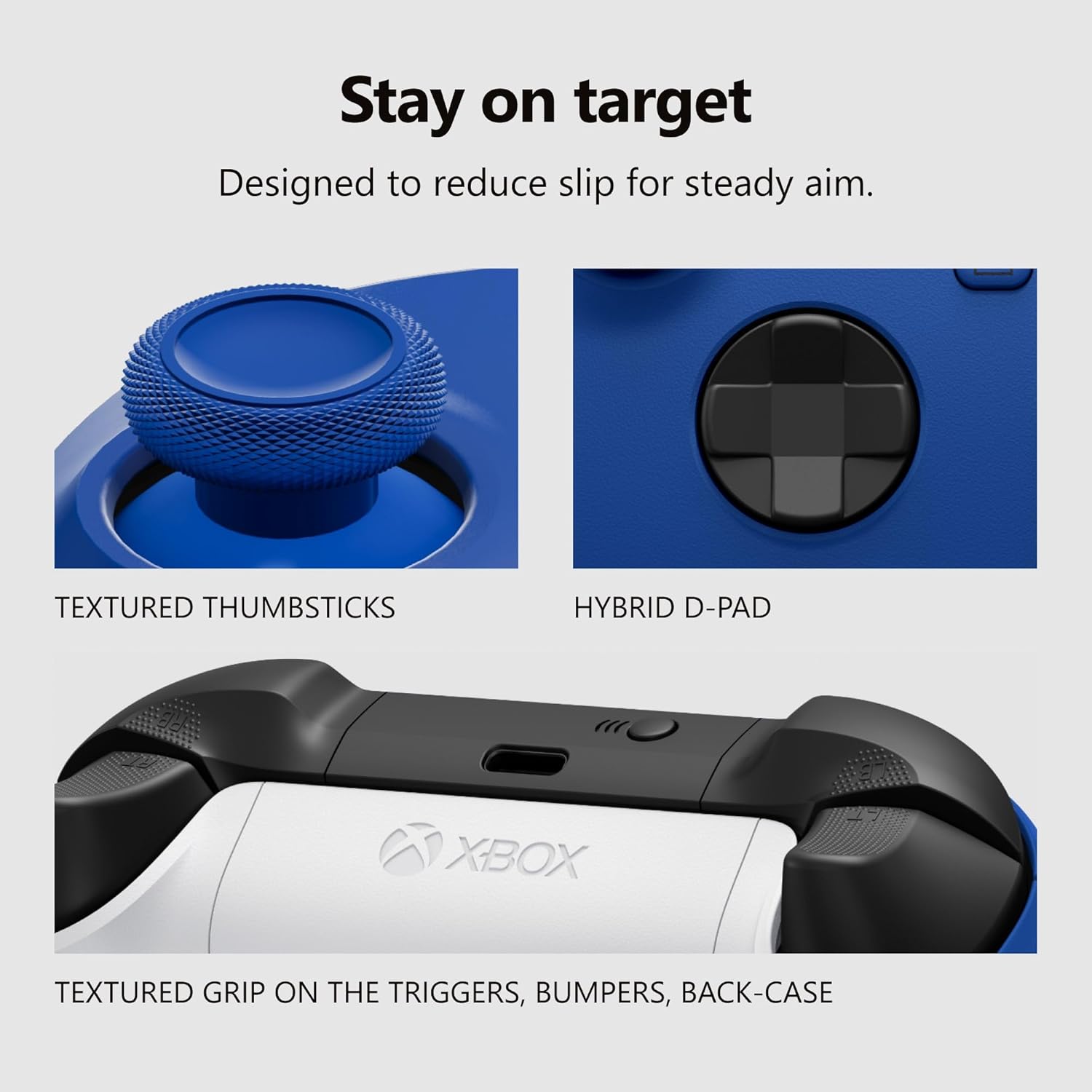 XBOX Wireless Gaming Controller Shock Blue