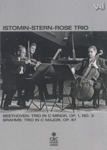 Beethoven / Brahms / Istomin / Stern / Rose Trio - Trio In C Minor / Trio In C Major - DVD