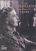 Lehmann,lotte - Masterclasses 1: Lieder - DVD