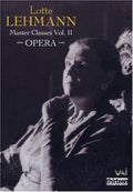 Lehmann,lotte - Masterclasses 2: Opera - DVD