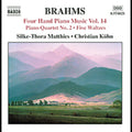 Brahms / Matthies / Kohn - Four Hand Piano Music 14 - Music CD