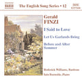 Finzi / Williams / Burnside - I Said To Love - Music CD