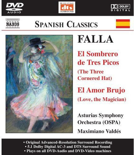 Falla / Nafe / Martos / Asturias So / Valdes - Sombrero De Tres Picos: Three Cornered Hat - DVD Audio