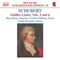 Schubert / Boog / Odinius / Eisenlohr - Schiller Lieder 3 & 4 - Music CD