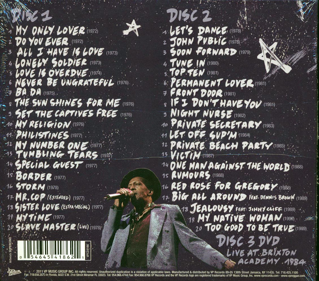 Gregory Isaacs - The Ruler: Reggae Anthology (40 tracks) (2xCD) (incl. DVD) Music CD
