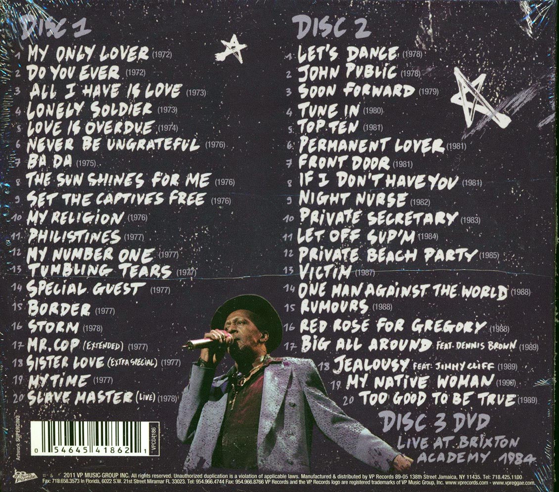 Gregory Isaacs - The Ruler: Reggae Anthology (40 tracks) (2xCD) (incl. DVD) Music CD