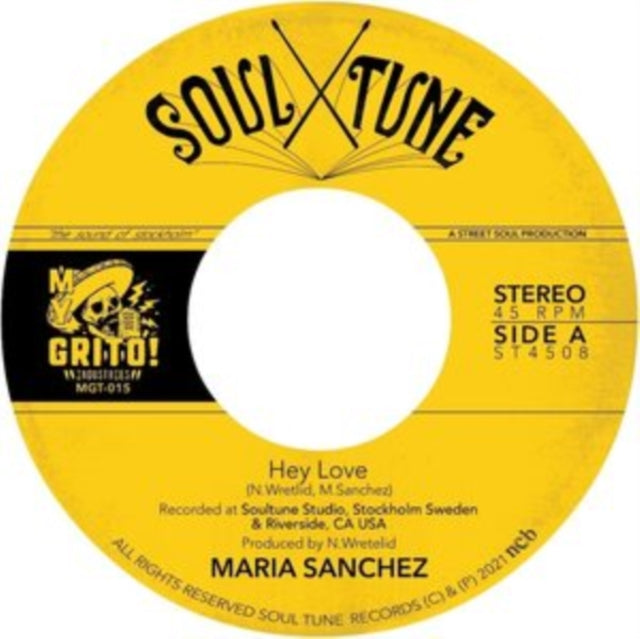 Maria Sanchez - Hey Love B/W Give Me Your Lovin - 7 Inch Vinyl