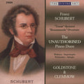 Schubert / Goldstone / Clemmow - Unauthorized Piano Duos - Music CD