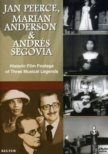 Peerce,jan / Anderson,marian / Segovia,andres - Jan Peerce Marian Anderson & Andres Segovia - DVD