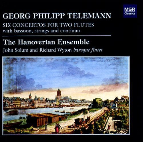 Telemann / Hanoverian Ensemble - Six Concertos For Two Flutes - Music CD