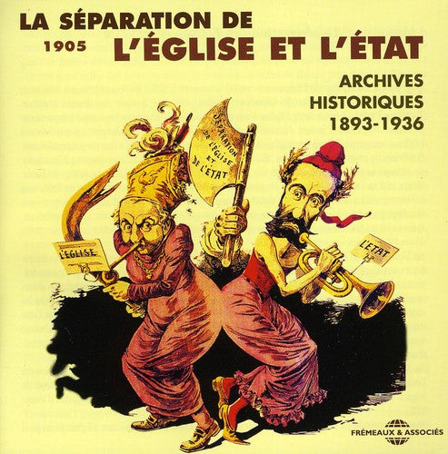 Separation Des Eglises Et L'etat 1893-1936 / Var - Separation Des Eglises Et L'etat 1893-1936 / Var - Music CD