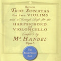 Handel / Brook Street Band - Seven Trio Sonatas Op 5 - Music CD