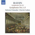 Haydn / Gallois / Sinfonia Finlandia - Symphonies 1-5 - Music CD