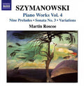 Szymanowski / Roscoe - Piano Works 4 - Music CD