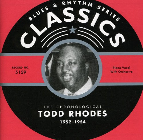 Rhodes,todd - 1952-1954 - Music CD