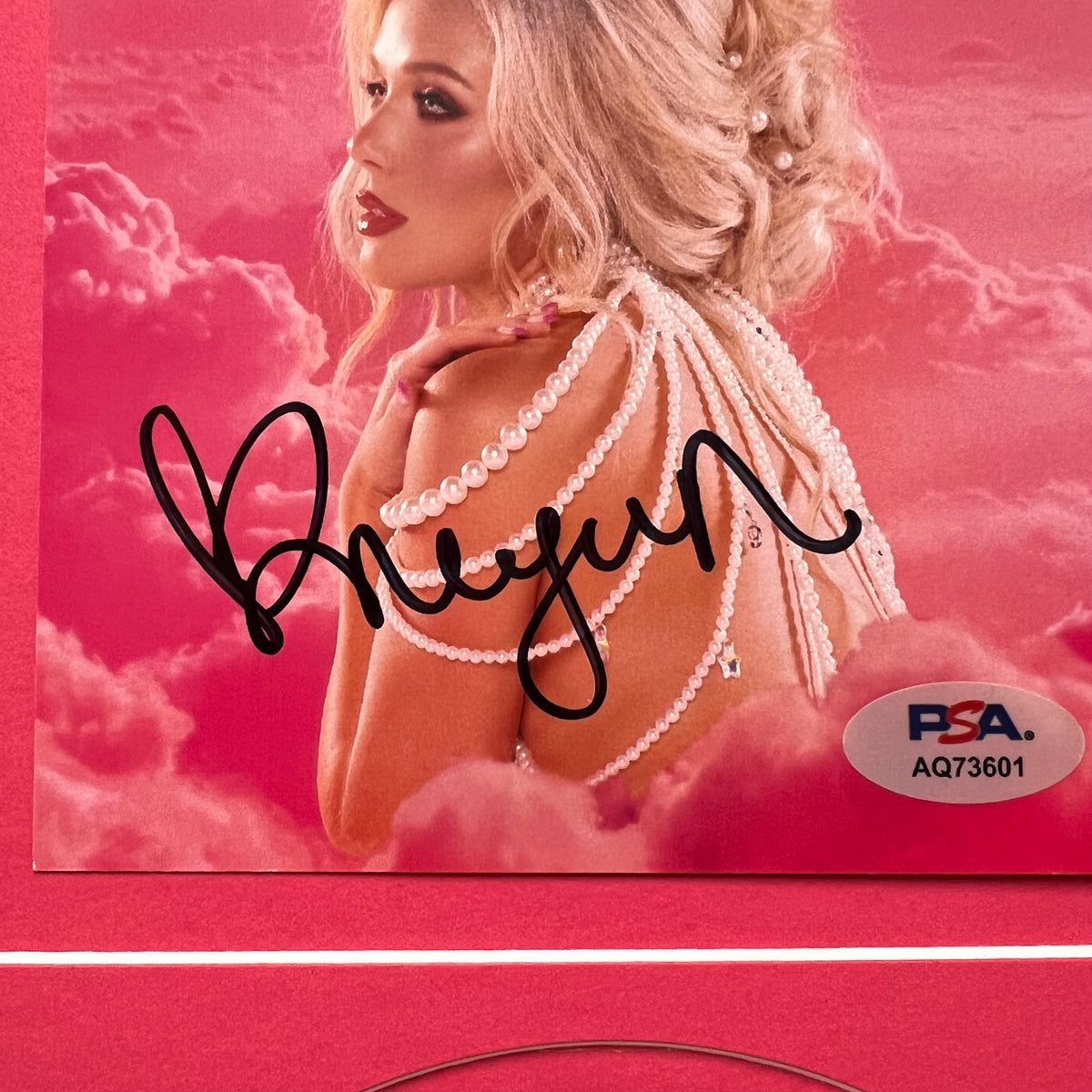 Megan Moroney Signed Framed CD Insert Cloud 9 PSA Auth