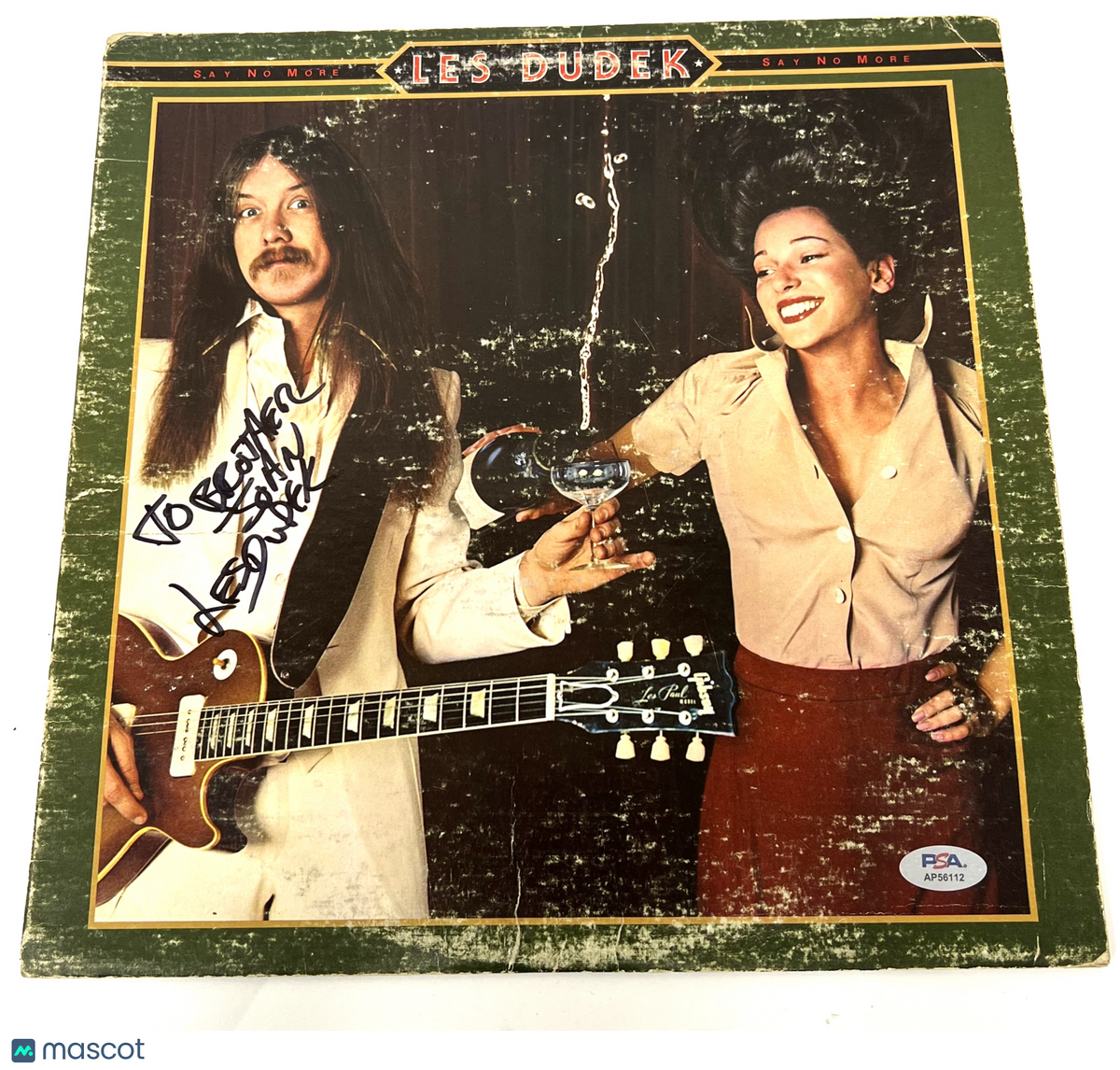 Les Dudek Signed Say No More Vinyl PSA/DNA Autographed Music