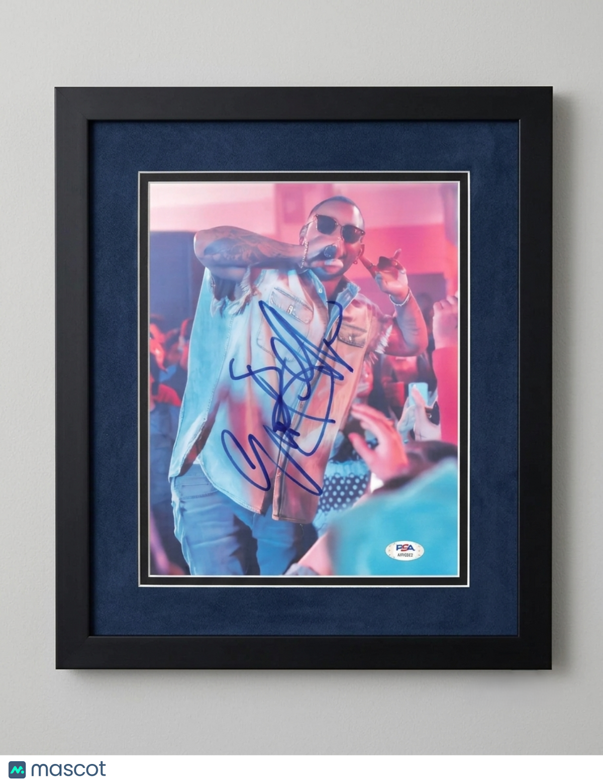 Eric Bellinger Signed 8x10 Framed Display Photo PSA Autographed