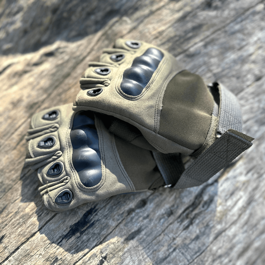 JupiterGear Tactical Military Fingerless Airsoft Gloves for Outdoor Sports, Paintball, and Motorcycling