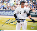Nicky Delmonico Chicago White Sox Signed 8x10 Photo PSA