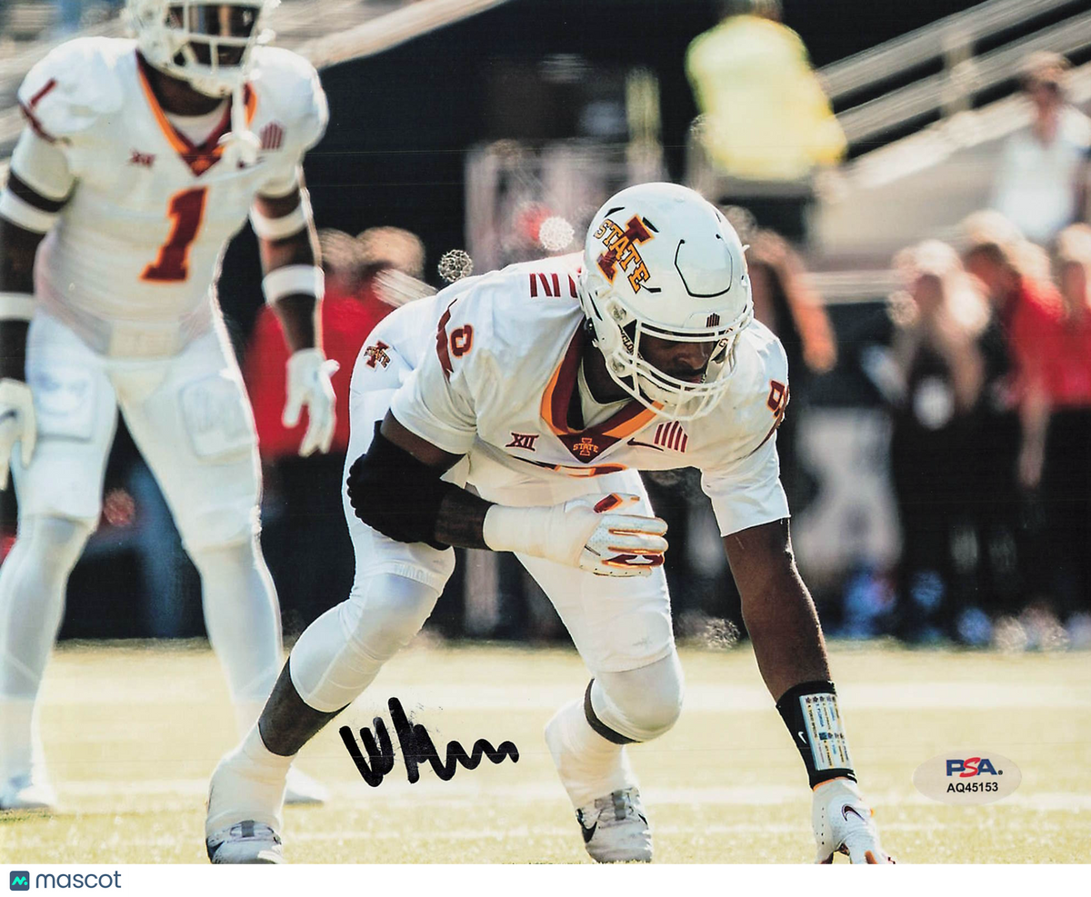 Will McDonald IV Signed Iowa State Cyclones Football 8x10 Photo PSA Autographed