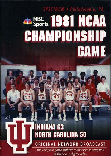 1981 Ncaa Championship: Indiana Vs Unc - 1981 Ncaa Championship: Indiana Vs Unc - DVD