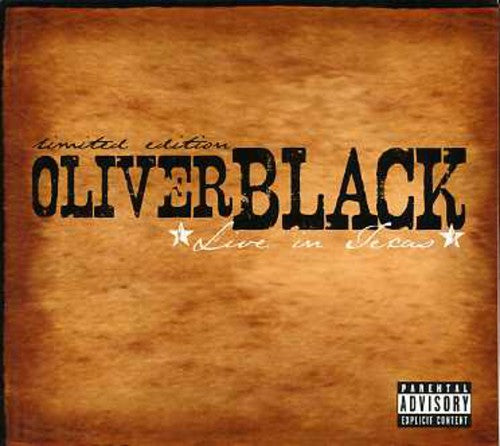 Black,oliver - Live In Texas - Music CD
