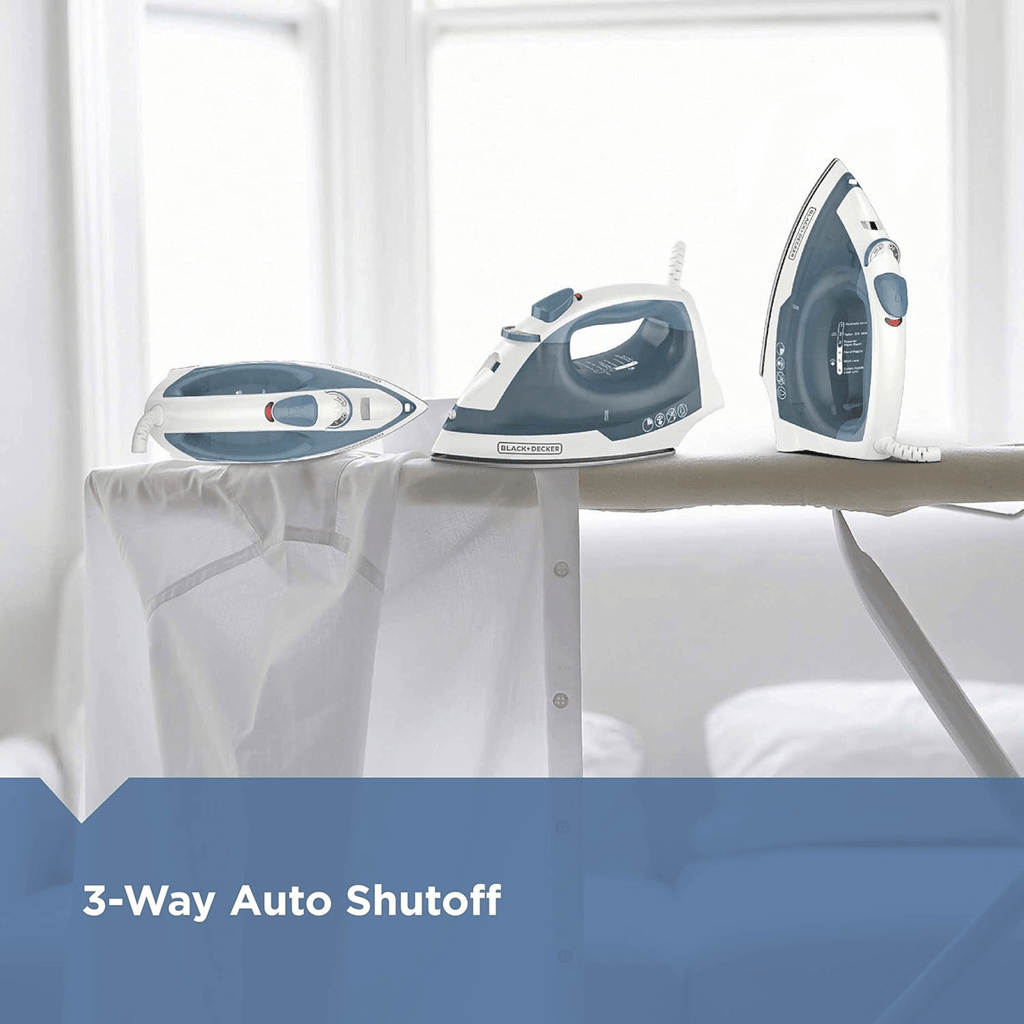 Black & Decker Easy Steam Compact Lightweight Iron - REFURBISHED