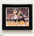 Jusuf Nurkic Denver Nuggets Signed Basketball 11x14 Custom Framed Photo JSA
