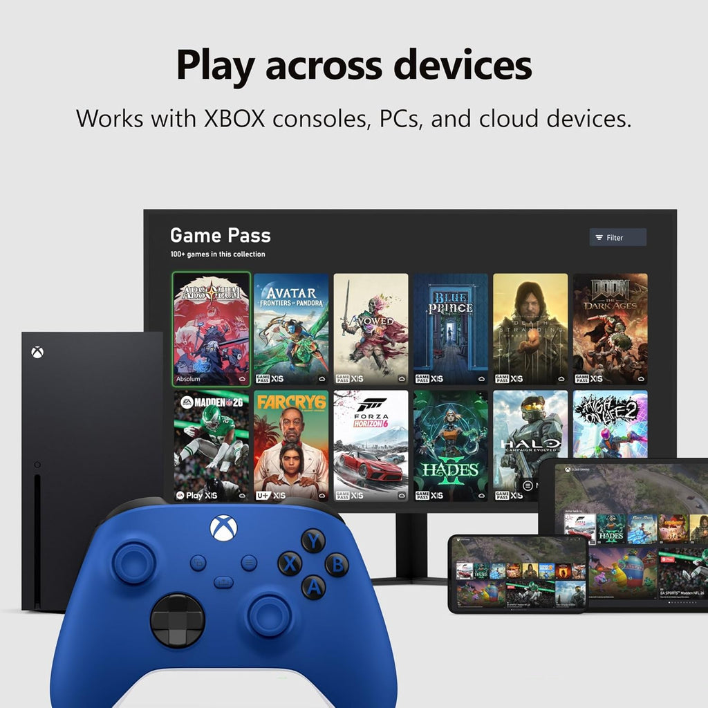 XBOX Wireless Gaming Controller Shock Blue