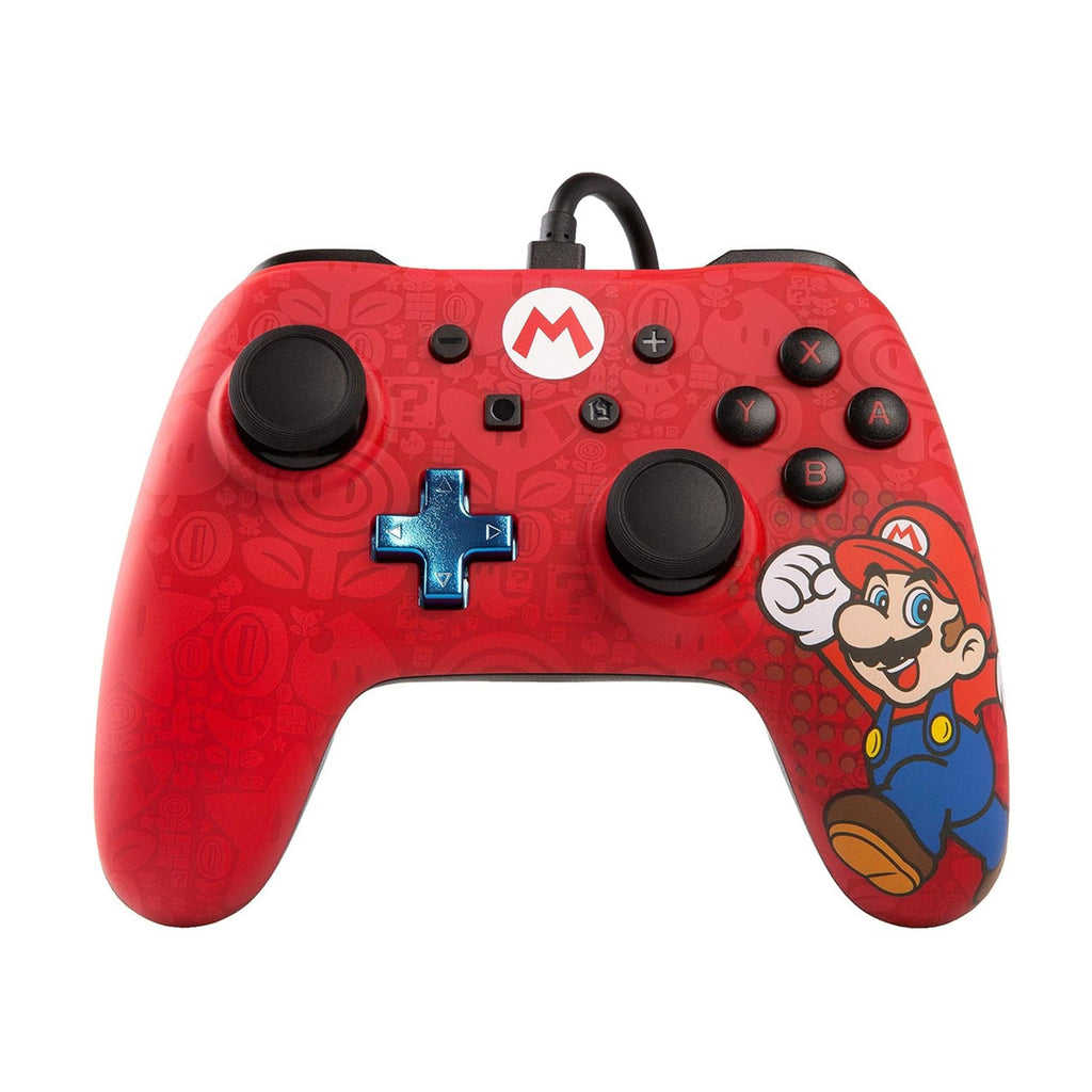 Switch Controller Wired: Mario Red - PowerA