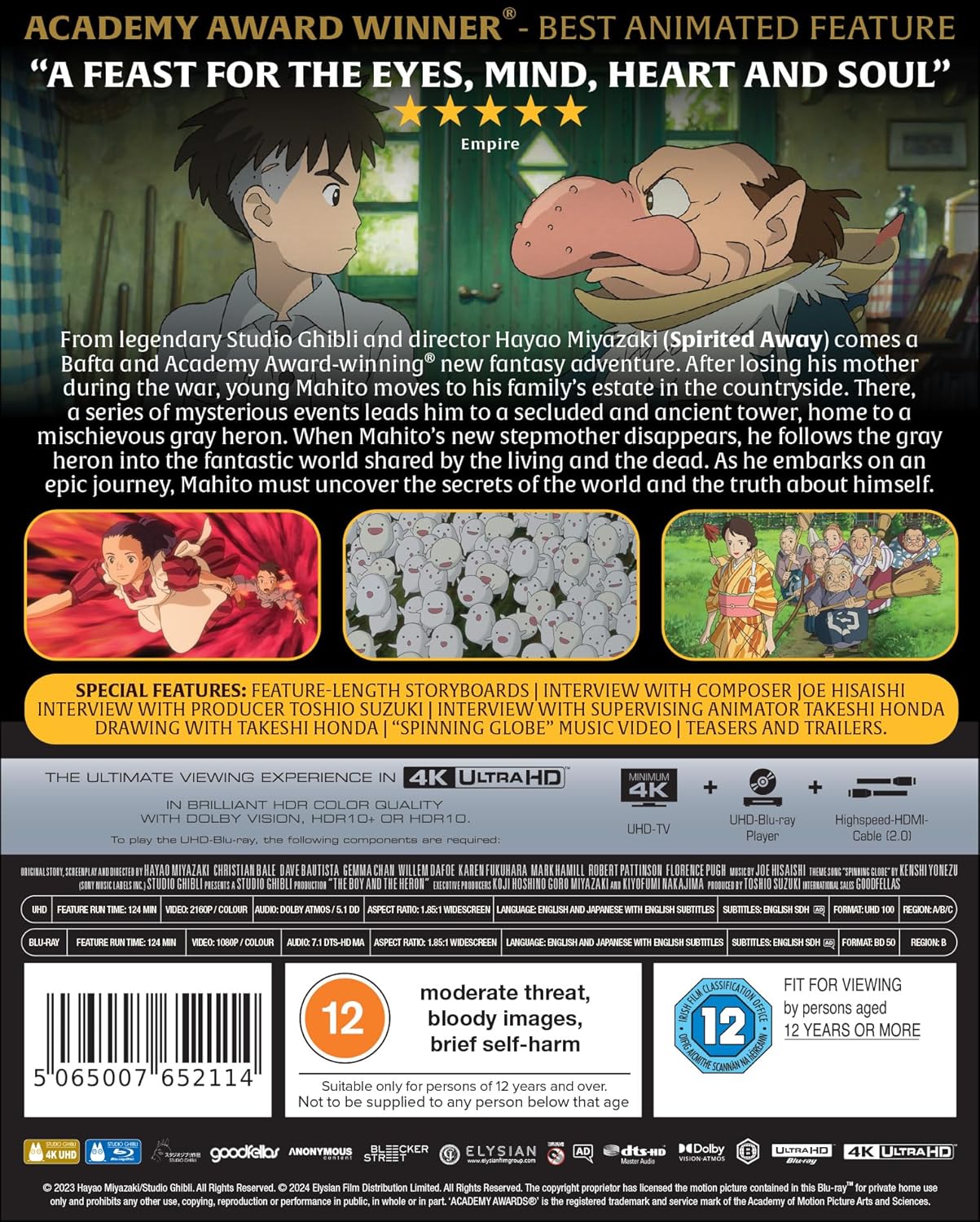 The Boy and The Heron [4K UHD + Blu-ray]