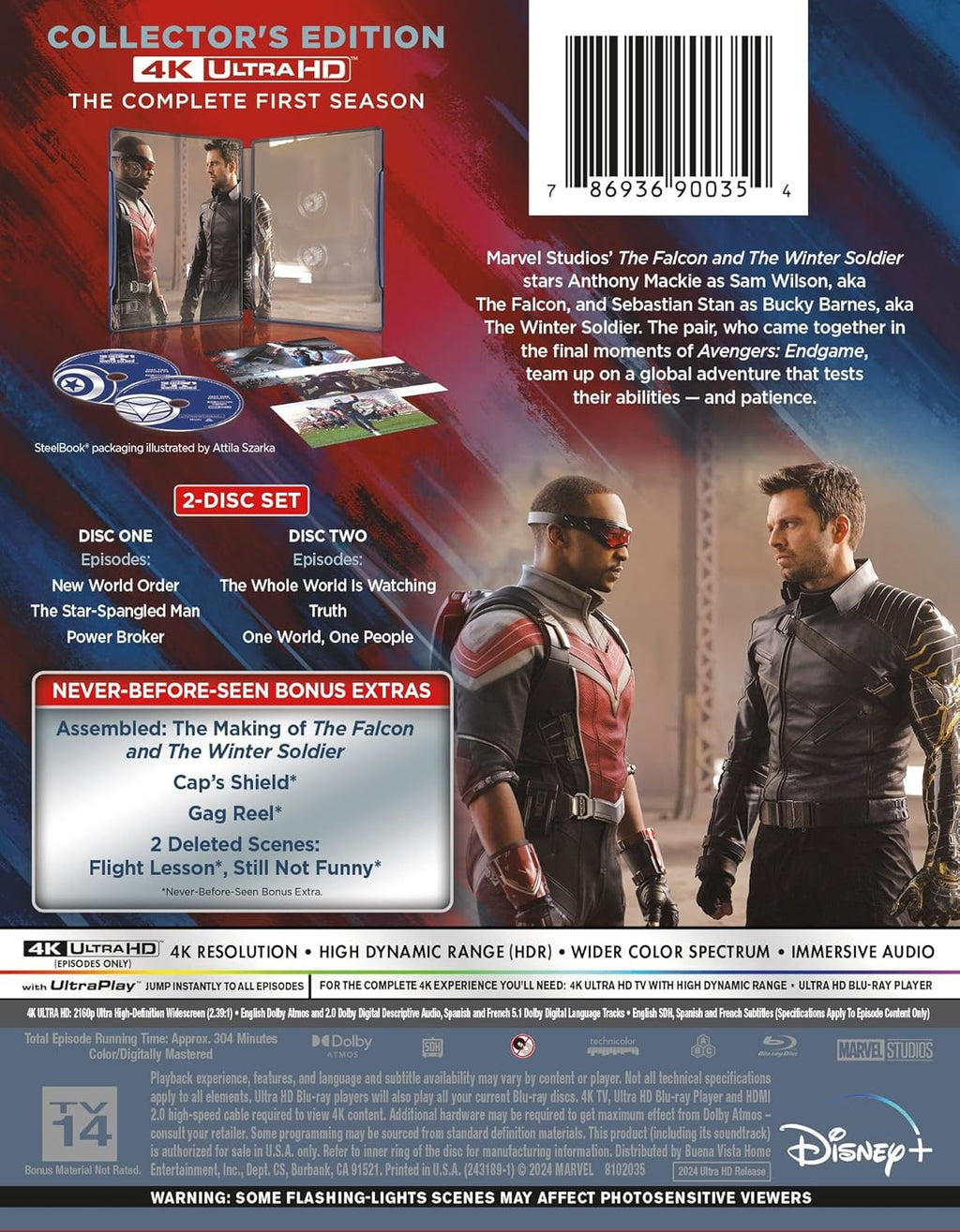 The Falcon And The Winter Soldier - Season 1 [4K UHD]