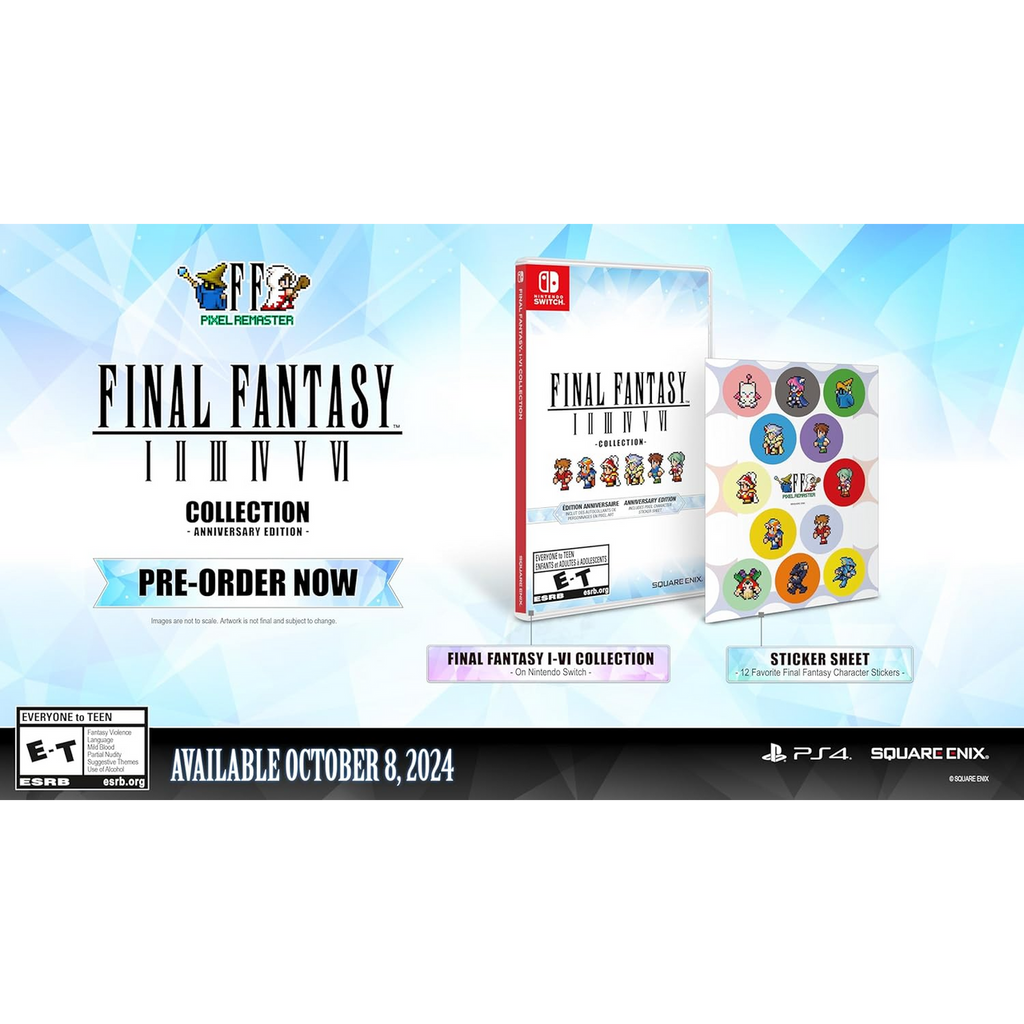 Square Enix - Final Fantasy I - VI Collection: Anniversary Edition - Switch