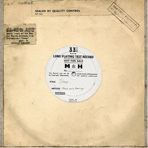 Max & Harvey - Sleep / Untitled Dialogue - Vinyl Record