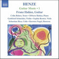 Henze / Halasz - Guitar Music - Music CD