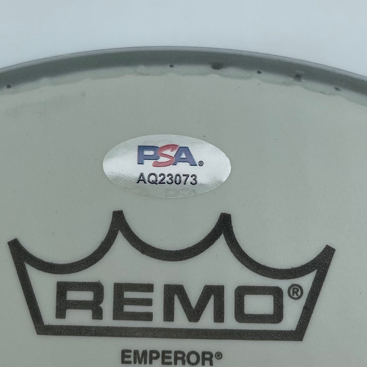 Lars Ulrich Signed Drumhead PSA Autographed Metallica