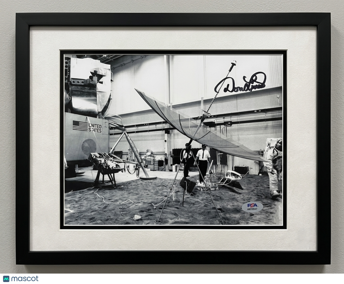 Don L. Lind Signed 8x10 Custom Framed Photo PSA Autographed NASA