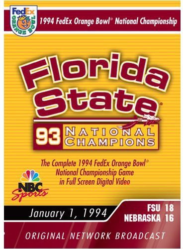 1994 Orange Bowl Championship Florida State - 1994 Orange Bowl Championship Florida State - DVD