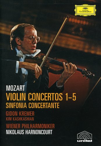 Kremer,gidon / Mozart / Vpo / Harnoncourt - Violin Ctos 1-5 / Sinfonia Concertante In E Flat - DVD