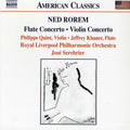 Rorem / Quint / Khaner / Rlp / Serebrier - Flute Concerto / Violin Concerto - Music CD