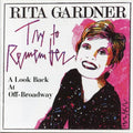 Gardner,rita - Try To Remember - Music CD
