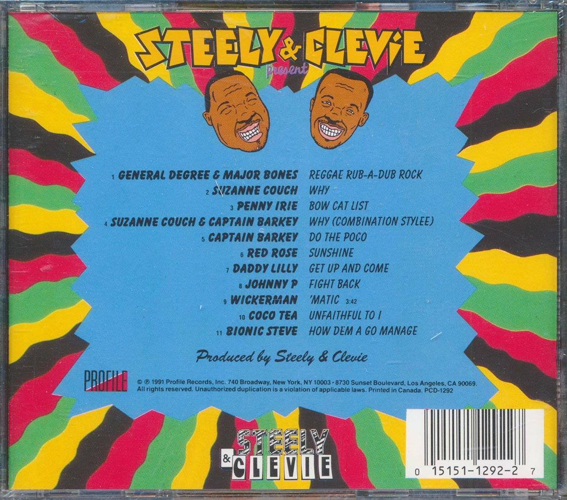 Cocoa Tea, Suzanne Couch, Johnny P, Penny Irie, Etc. - Steely & Clevie Presents Soundboy Clash Music CD